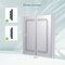 LED Bathroom Mirror Cabinet with Built-in Charging Station and Lights